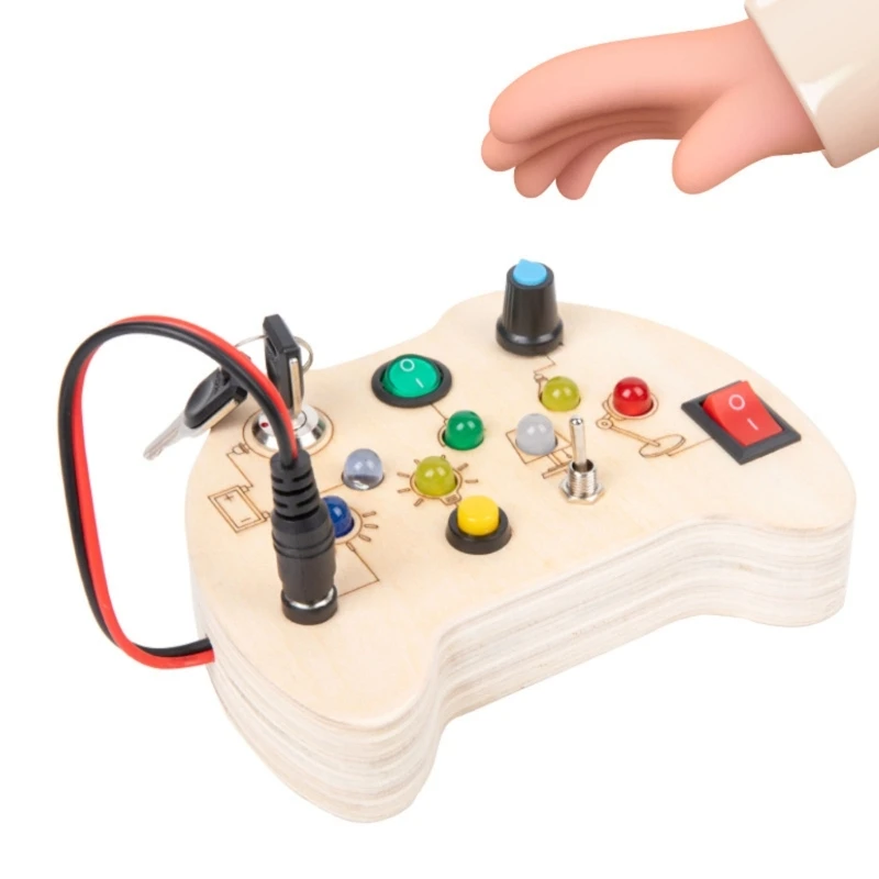 Electronic BusyBoard Toddler LED Light BusyBoard Wood Physical Educational Toy Space Switch Plate Montessori Busy Cube Dropship
Electronic BusyBoard Toddler LED Light BusyBoard Wood Physical Educational Toy Space Switch Plate Montessori Busy Cube Dropship