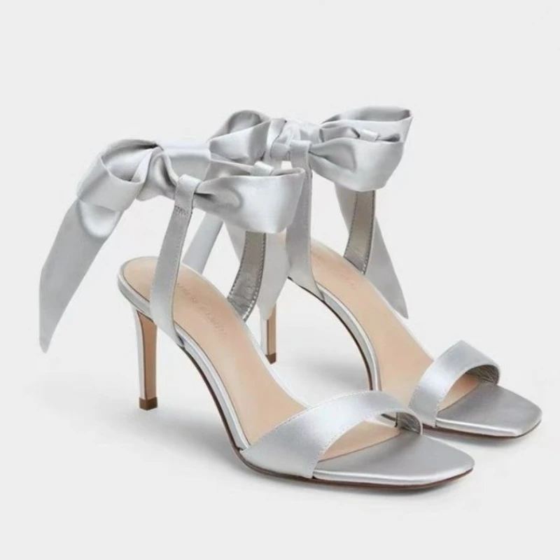 Women Bow High Heels Sandals Sexy Open Toe Shoes Summer New 2025 Slippers Dress Party Woman Lace Up Pumps Designer Zapatillas
Women Bow High Heels Sandals Sexy Open Toe Shoes Summer New 2025 Slippers Dress Party Woman Lace Up Pumps Designer Zapatillas