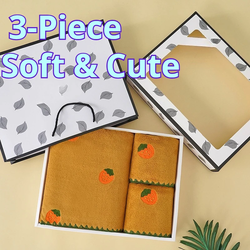 Towel Set Solid Cute Gift Box Set Soft Absorbent Luxury Washable Bathroom Durable Minimalist Fashionable Skin-friendly Quick-Dry
Towel Set Solid Cute Gift Box Set Soft Absorbent Luxury Washable Bathroom Durable Minimalist Fashionable Skin-friendly Quick-Dry