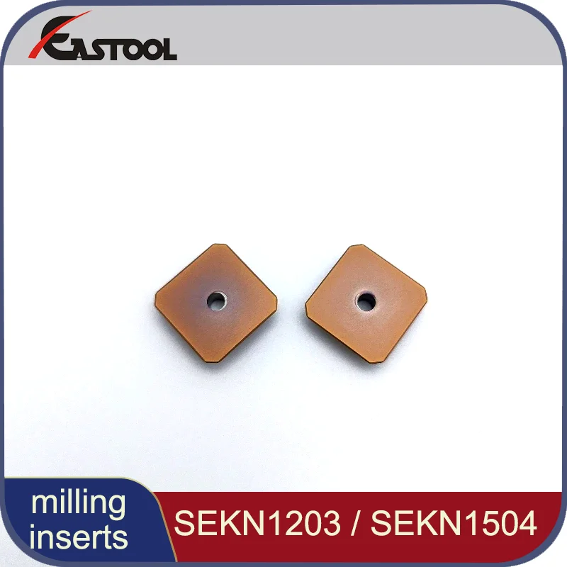 10pcs Square Milling Cutter SEKN1203/SEKN1504 Steel Parts Carbide Milling Inserts For Stainless Steel Cast Iron Free shipping
10pcs Square Milling Cutter SEKN1203/SEKN1504 Steel Parts Carbide Milling Inserts For Stainless Steel Cast Iron Free shipping