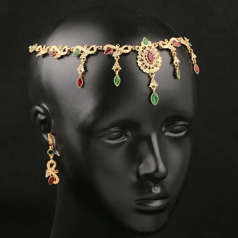 Dicai Arabian Bridal Hair Accessories Women Earrings Algeria Wedding Jewelry Head Chain Hair Jewelry Gifts Fashion
Dicai Arabian Bridal Hair Accessories Women Earrings Algeria Wedding Jewelry Head Chain Hair Jewelry Gifts Fashion