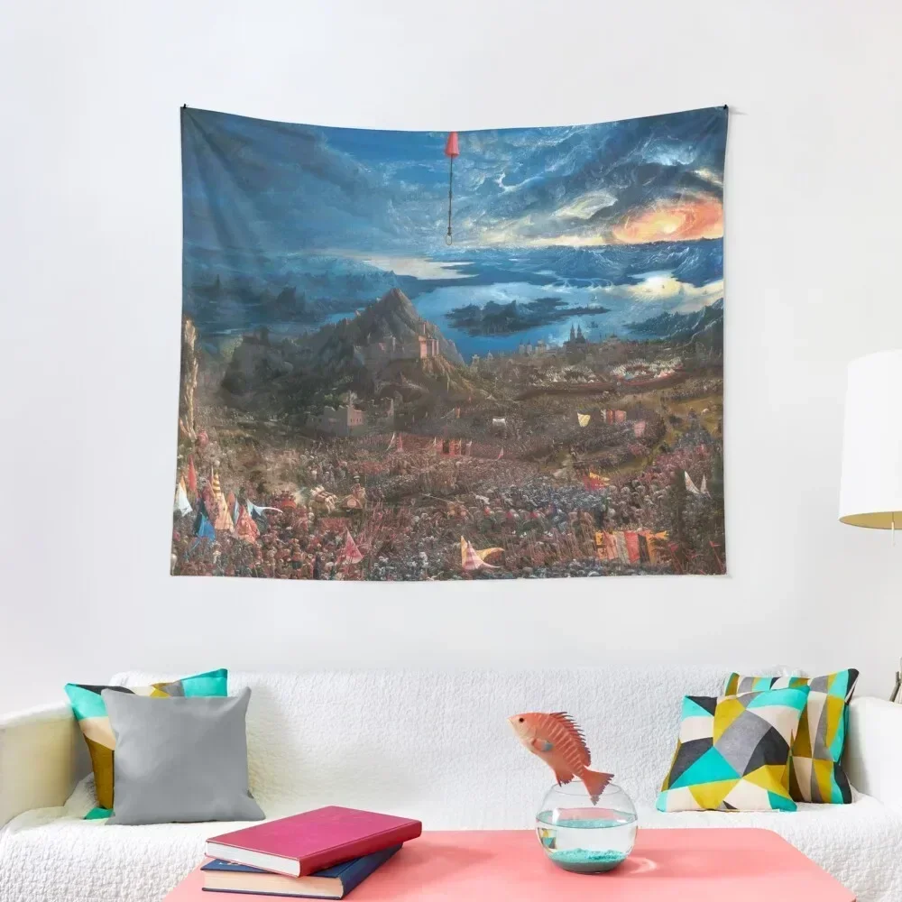 Fine Art: Albrecht Altdorfer - Battle Of Issus Tapestry On The Wall Mushroom House Decoration Wall Coverings Tapestry 
Fine Art: Albrecht Altdorfer - Battle Of Issus Tapestry On The Wall Mushroom House Decoration Wall Coverings Tapestry