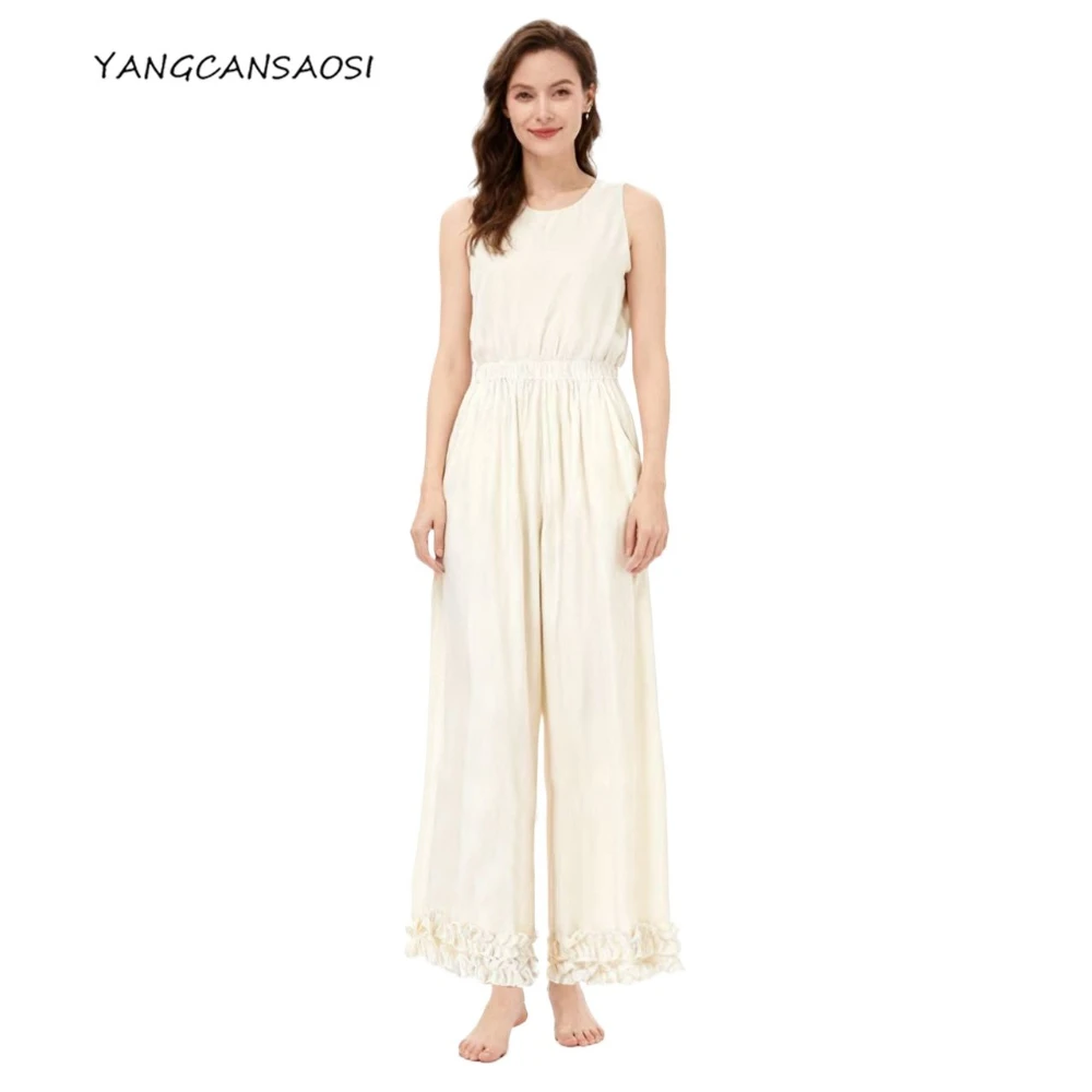 Drape 30% Natural Mulberry Silk Velvet Double-layer Fungus Edge Leg Opening Women's Fashionable Autumn Straight Leg Pants
Drape 30% Natural Mulberry Silk Velvet Double-layer Fungus Edge Leg Opening Women's Fashionable Autumn Straight Leg Pants