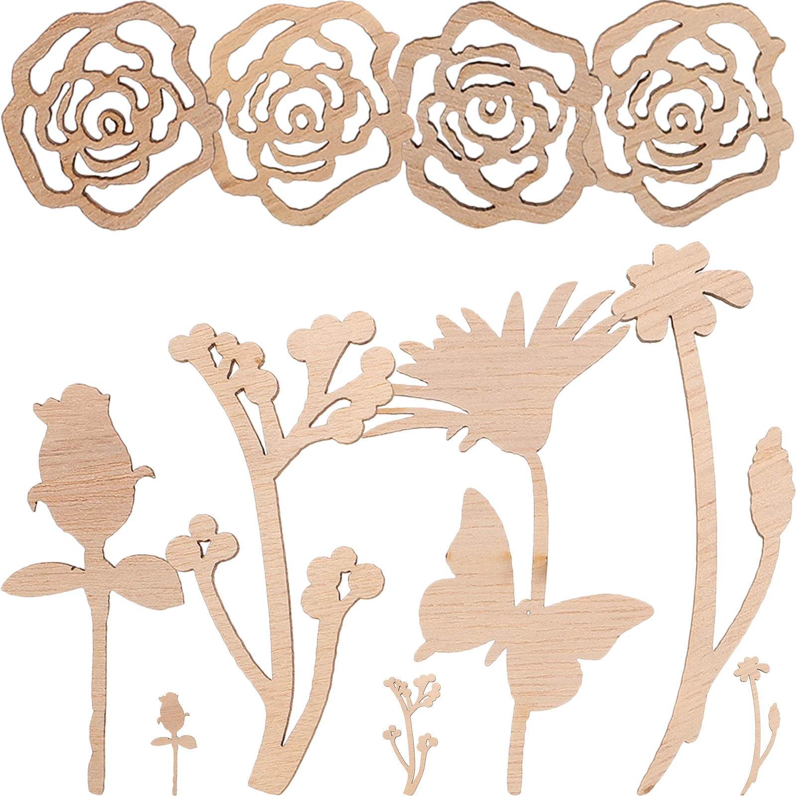 30pcs Wood Slices Craft Diy Projects Unfinished Cutouts Floral Ornaments Wooden Art Decorations For Kids Wedding Holiday Home
30pcs Wood Slices Craft Diy Projects Unfinished Cutouts Floral Ornaments Wooden Art Decorations For Kids Wedding Holiday Home