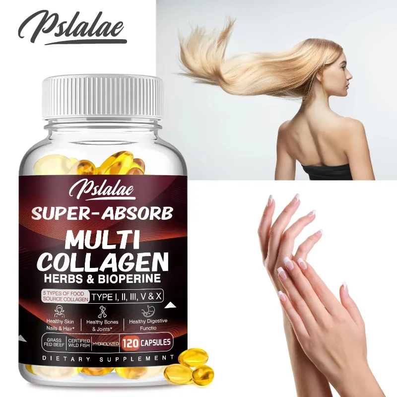 Multi Collagen Capsules - Collagen Skin Whitening & Anti-Aging - Vitamin C, Hyaluronic Acid, Gluten Free Supplement
Multi Collagen Capsules - Collagen Skin Whitening & Anti-Aging - Vitamin C, Hyaluronic Acid, Gluten Free Supplement