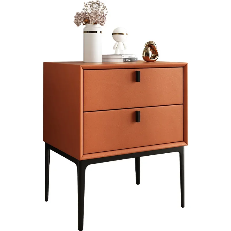 G2 Solid Wood Leather Modern Minimalist Bedroom 50cm High-End Storage Bedside Cabinet
G2 Solid Wood Leather Modern Minimalist Bedroom 50cm High-End Storage Bedside Cabinet