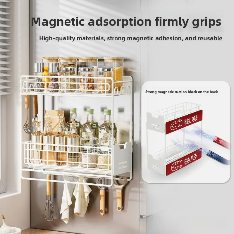 Kitchen, refrigerator rack, pullable refrigerator rack, washing machine hanger, magnetic seasoning, plastic wrap storage rack
Kitchen, refrigerator rack, pullable refrigerator rack, washing machine hanger, magnetic seasoning, plastic wrap storage rack