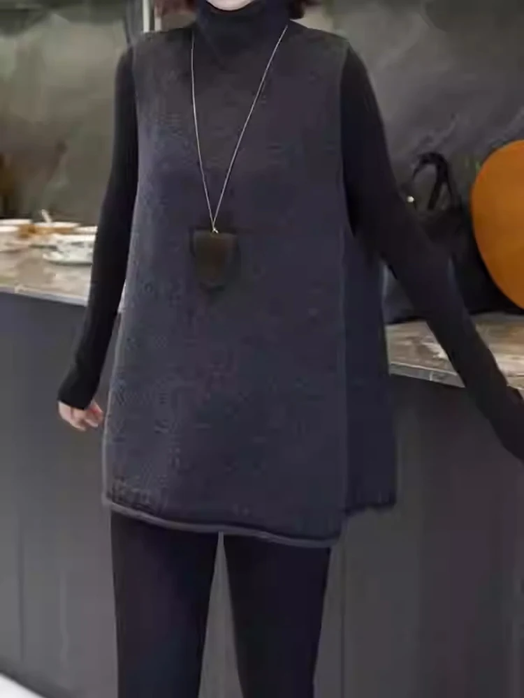 Faionable High Ne Svel вязаный жилет женский осенне-зимний свитер больших размеров универсальный дизайн многослойный топ
Faionable High Ne Svel вязаный жилет женский осенне-зимний свитер больших размеров универсальный дизайн многослойный топ