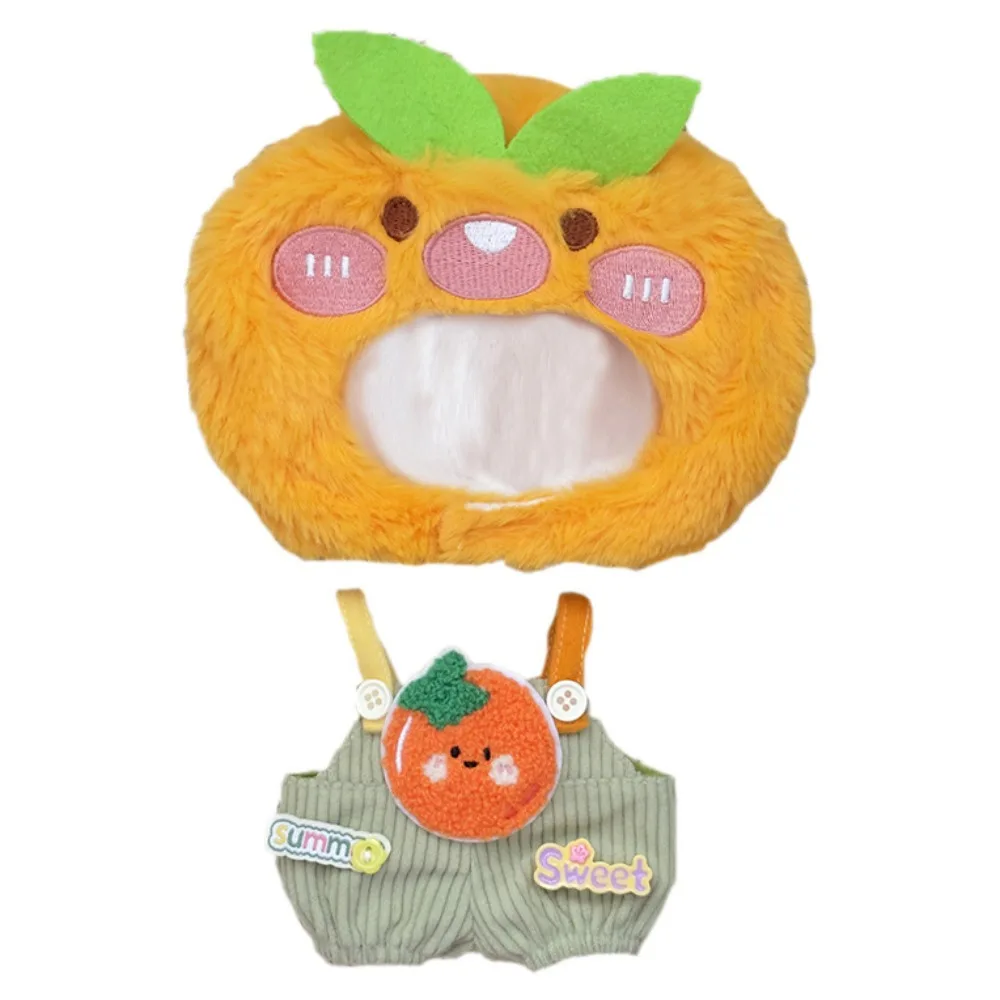 Fruit Hat 20cm Cotton Doll Clothes Strap Pants Orange Doll Clothes Outfit Peach Suit Doll Dress Up Set Children's Gift
Fruit Hat 20cm Cotton Doll Clothes Strap Pants Orange Doll Clothes Outfit Peach Suit Doll Dress Up Set Children's Gift