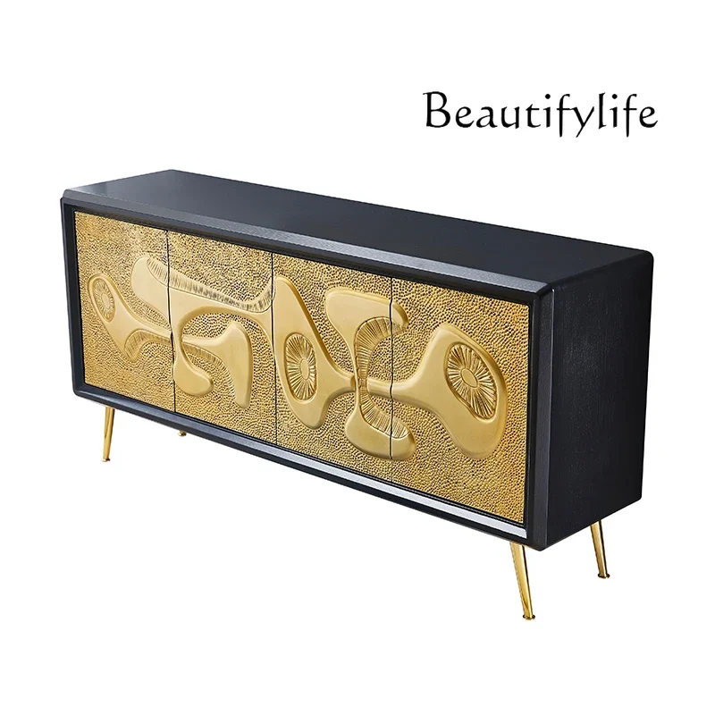 American light luxury door cabinet solid wood carving flower neoclassical living room storage decoration against the wall
American light luxury door cabinet solid wood carving flower neoclassical living room storage decoration against the wall