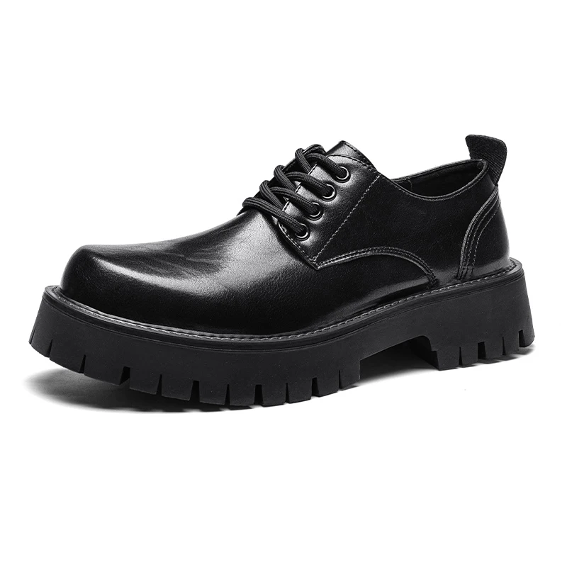 Outdoor British Fashion Leather Shoes Thick Bottom Comfortable and Versatile Handsome Men's Shoes Motorcycle Casual Shoes 
Outdoor British Fashion Leather Shoes Thick Bottom Comfortable and Versatile Handsome Men's Shoes Motorcycle Casual Shoes
