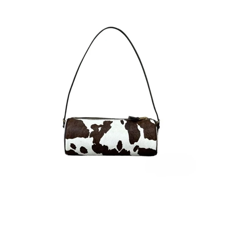 Cow Print Horsehair Cylinder Bag, Retro Underarm Bag, Single-shoulder Crossbody Bag for Women, 2026 New Temperament Commuting
Cow Print Horsehair Cylinder Bag, Retro Underarm Bag, Single-shoulder Crossbody Bag for Women, 2026 New Temperament Commuting