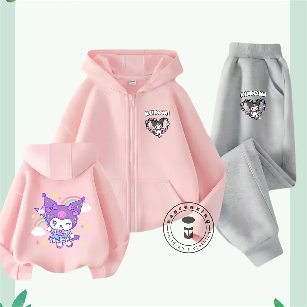 Spring Autumn Kuromi Hoodie Kids Girls Clothing Baby Boy Sweatshirt + Pants 2pcs Clothes Sport Suits Toddler Tracksuit
Spring Autumn Kuromi Hoodie Kids Girls Clothing Baby Boy Sweatshirt + Pants 2pcs Clothes Sport Suits Toddler Tracksuit