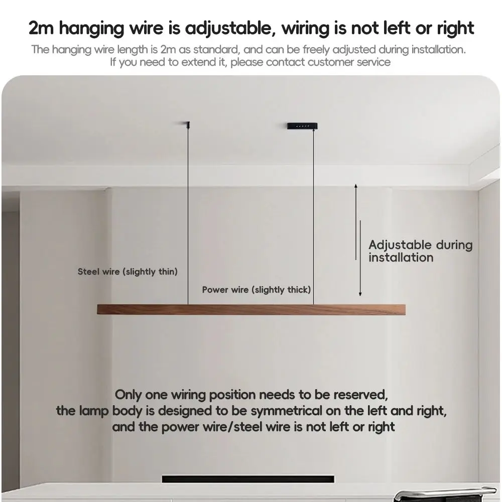 LED Hand Sweep Sensor Pendant Light Black Walnut Wood Modern Hanging Lamps for Dining Living Room Kitchen Office Celling Lamp LED Hand Sweep Sensor Pendant Light Black Walnut Wood Modern Hanging Lamps for Dining Living Room Kitchen Office Celling Lamp