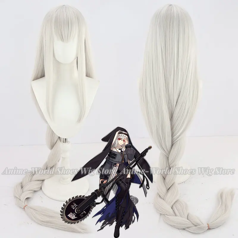 150cm Long Braided Cosplay Wig Arknights Silver Gray Grey Lolita Fairy Princess Girls Hair Game Specter the Unchained Headwear
150cm Long Braided Cosplay Wig Arknights Silver Gray Grey Lolita Fairy Princess Girls Hair Game Specter the Unchained Headwear