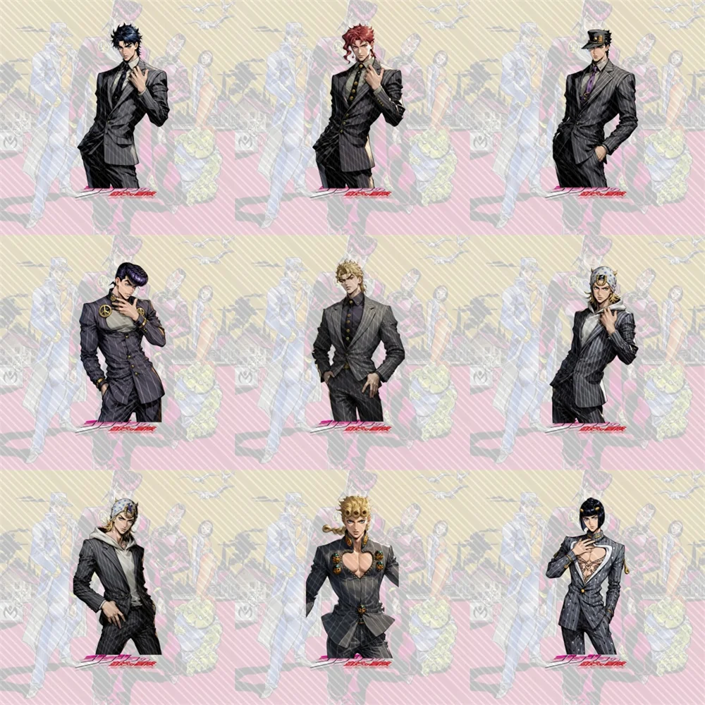 15CM hot Anime JOJO Acrylic Stand Model Cosplay Characters Ornament Accessories Goods Collection Gifts
15CM hot Anime JOJO Acrylic Stand Model Cosplay Characters Ornament Accessories Goods Collection Gifts