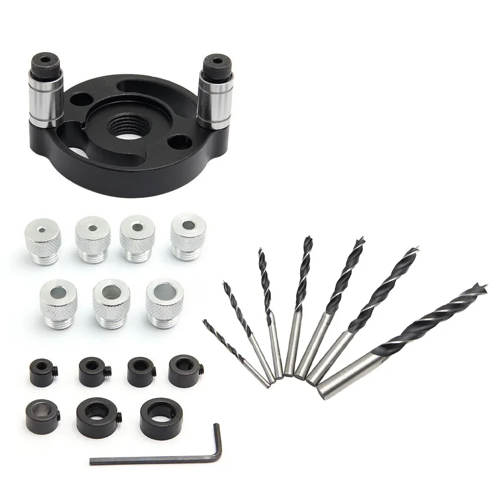 For Drilling Applications Drill Guide Set Dowel Clamp Kit Drilling And Woodworking 57.5*36.5cm Quick Centering Clips
For Drilling Applications Drill Guide Set Dowel Clamp Kit Drilling And Woodworking 57.5*36.5cm Quick Centering Clips