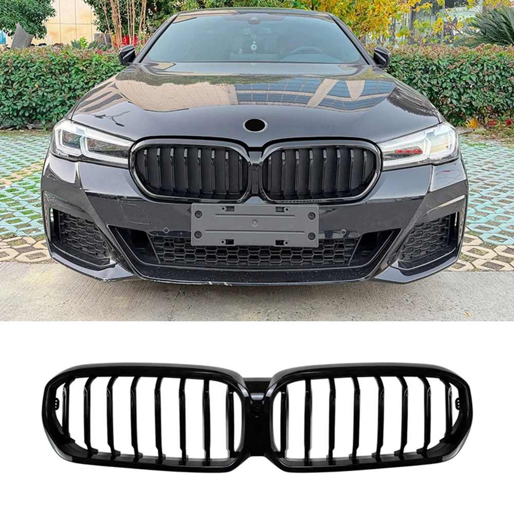 For BMW 5 Series G30 G31 2021-2023 Single Double Slat Front Grille Kidney Grill Cross Border Modification Upgrade Accessories
For BMW 5 Series G30 G31 2021-2023 Single Double Slat Front Grille Kidney Grill Cross Border Modification Upgrade Accessories