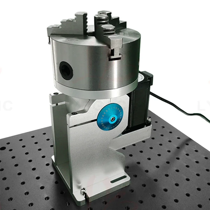3Claws Through Hole Rotary Axis 4th Rotation Jig Diameter 80mm 100mm 125MM for Fiber Co2 Laser Welding Engraving Marking Machine
3Claws Through Hole Rotary Axis 4th Rotation Jig Diameter 80mm 100mm 125MM for Fiber Co2 Laser Welding Engraving Marking Machine