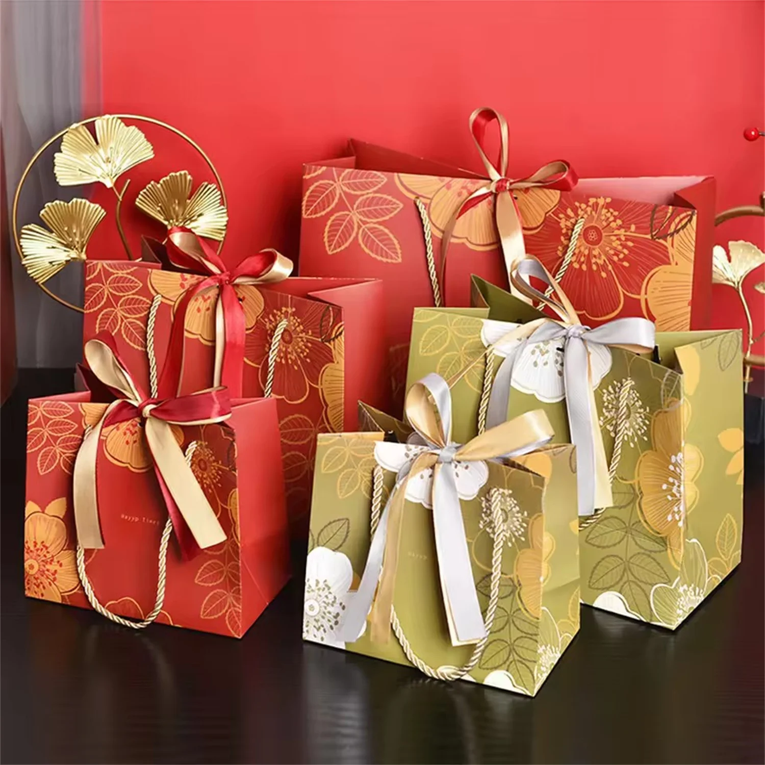 24pcs Gift Paper Bag with Bow Chinese style Red Shopping Personalized Bridesmaid Packaging for Wedding Bridesmaid Party
24pcs Gift Paper Bag with Bow Chinese style Red Shopping Personalized Bridesmaid Packaging for Wedding Bridesmaid Party