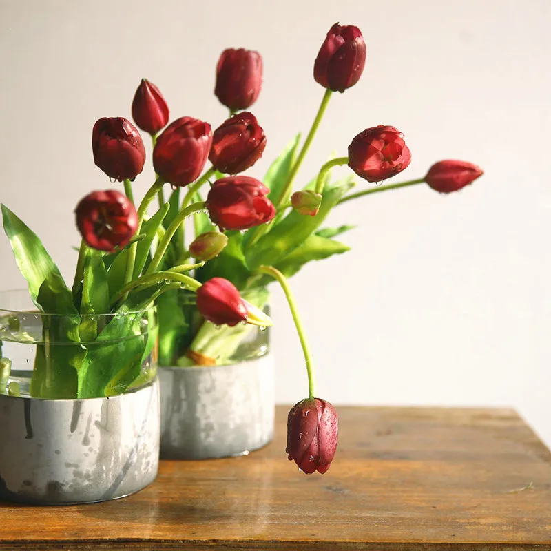 Artificial Tulip Simulation Flower DIY Flowers Arrangement Material Wedding Decoration Hotel Party Home Decor Plants Accessori
Artificial Tulip Simulation Flower DIY Flowers Arrangement Material Wedding Decoration Hotel Party Home Decor Plants Accessori