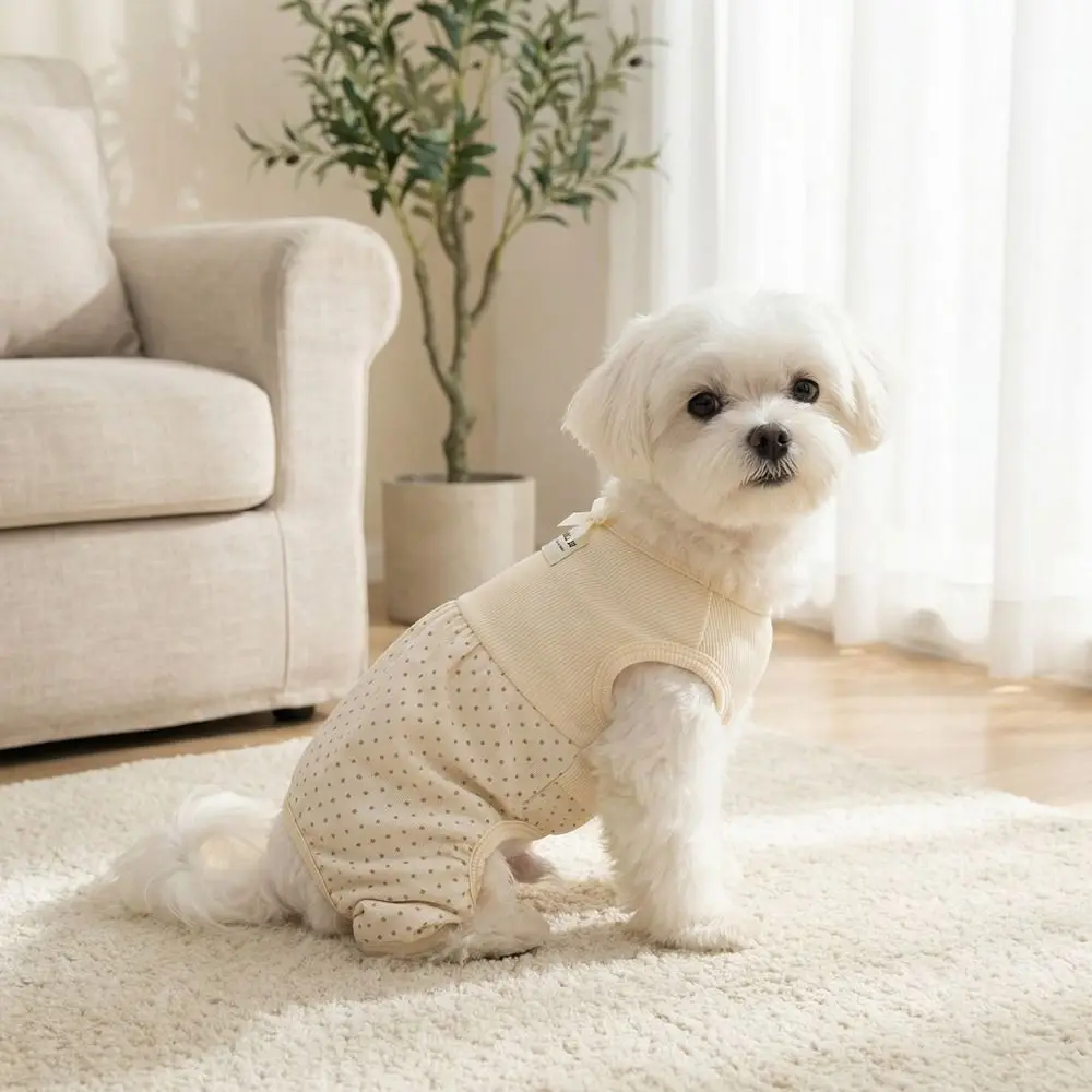 Fashion Breathable Dog Jumpsuit Thin Comfortable Cute Dog Overalls Polka Dot Pet Costumes Spring Summer
Fashion Breathable Dog Jumpsuit Thin Comfortable Cute Dog Overalls Polka Dot Pet Costumes Spring Summer
