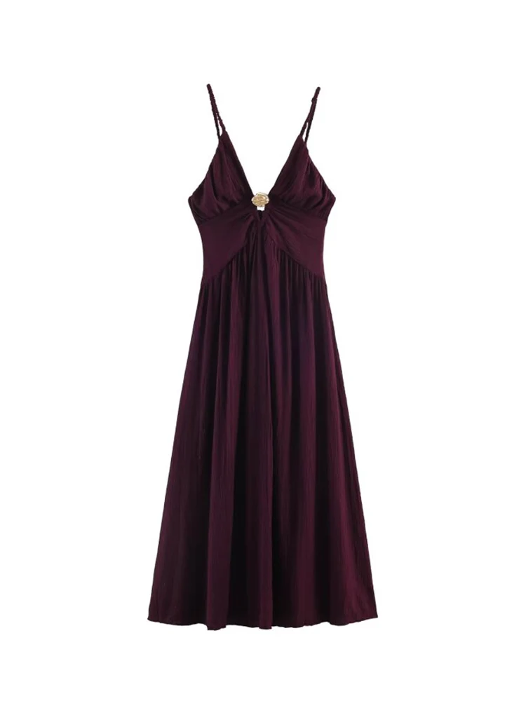 2026 Women New Summer Strap Dress Vintage Solid Strapless Sleeveless Female Elegant Street MIDI Dresses Clothing
2026 Women New Summer Strap Dress Vintage Solid Strapless Sleeveless Female Elegant Street MIDI Dresses Clothing