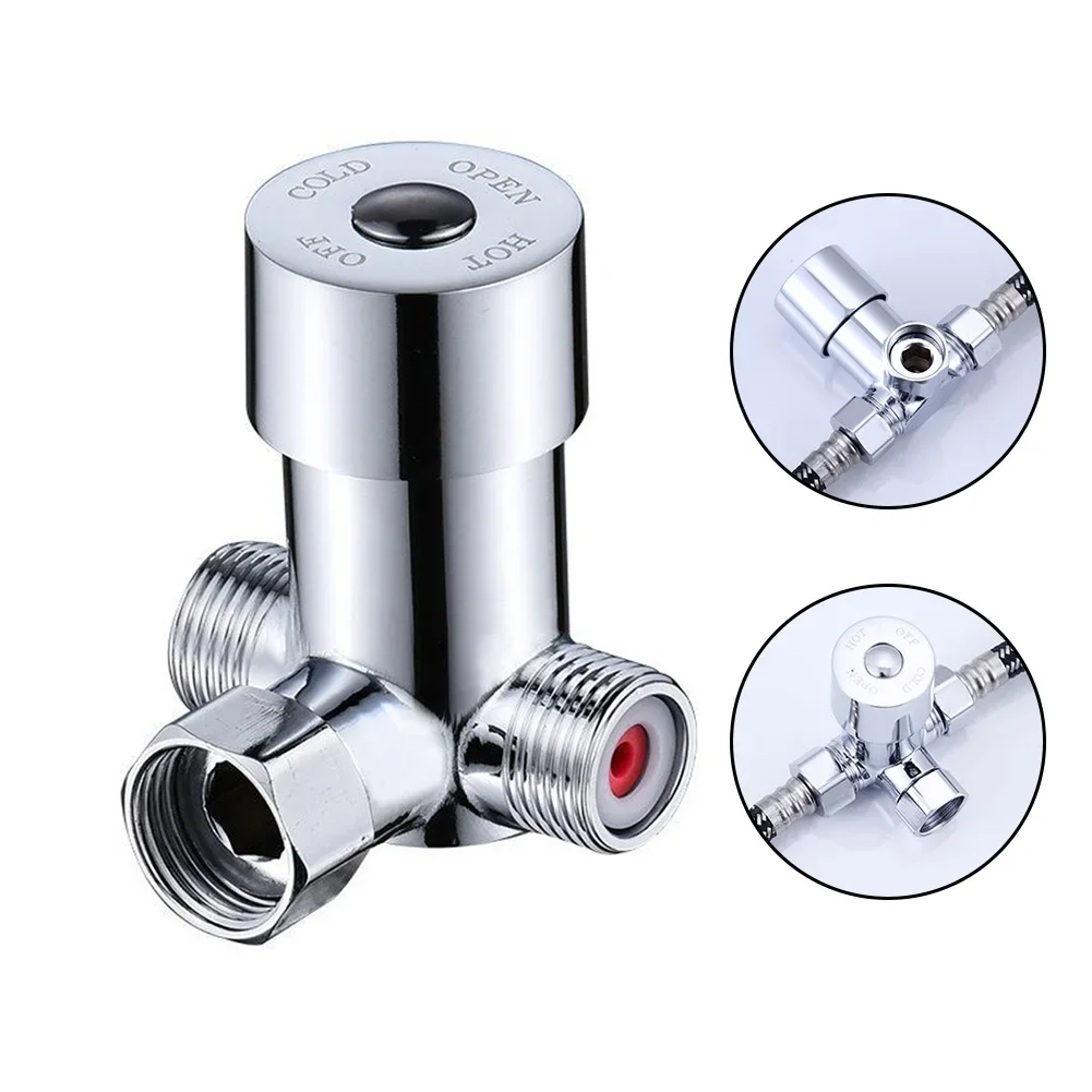 Automatic Faucet Valve Adjustable Temperature Valve For Bathroom Sinks Efficiently Blends Water Regulate Water Temperature
Automatic Faucet Valve Adjustable Temperature Valve For Bathroom Sinks Efficiently Blends Water Regulate Water Temperature