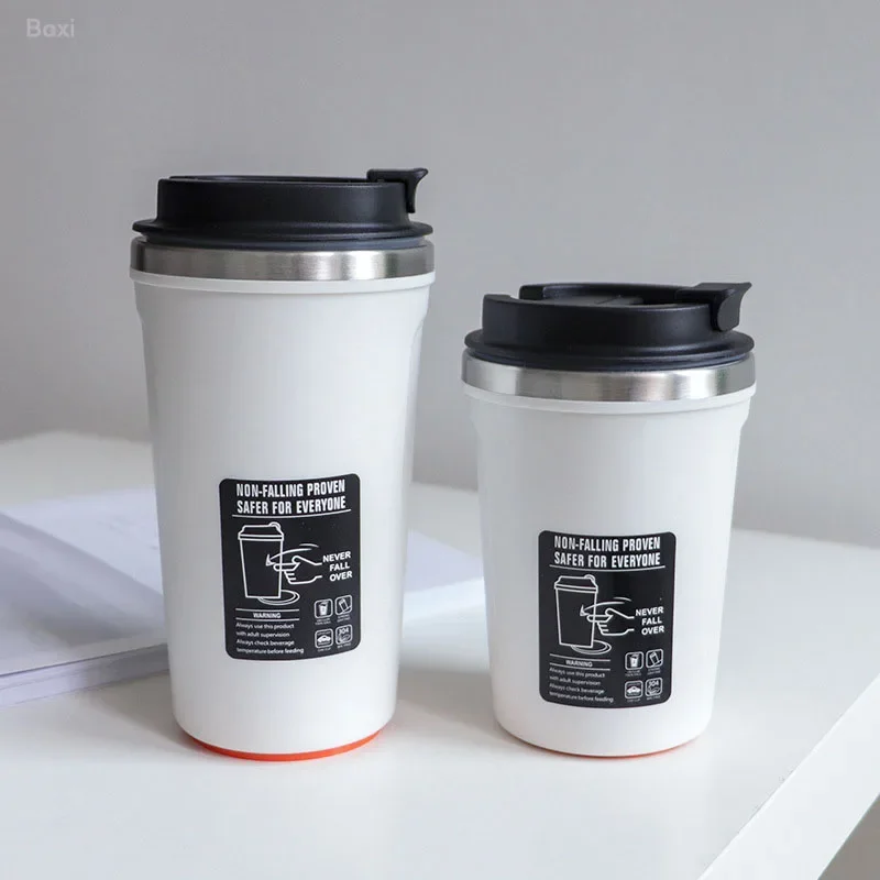 380/520ML Simple Suction Mug Thermos Stainless Steel Double Insulated Coffee Cup Keep Warm Flask Portable Travel Car Ice Cup
380/520ML Simple Suction Mug Thermos Stainless Steel Double Insulated Coffee Cup Keep Warm Flask Portable Travel Car Ice Cup
