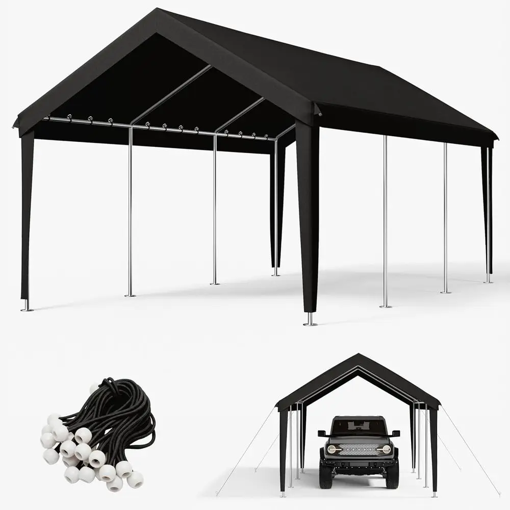 12 x 20 t Carport Replacement Cover, Heavy Duty Outdoor Car Tarp , Waterproo & UV Protected Tear rd Tarp with Ball Bungees (e is
12 x 20 t Carport Replacement Cover, Heavy Duty Outdoor Car Tarp , Waterproo & UV Protected Tear rd Tarp with Ball Bungees (e is