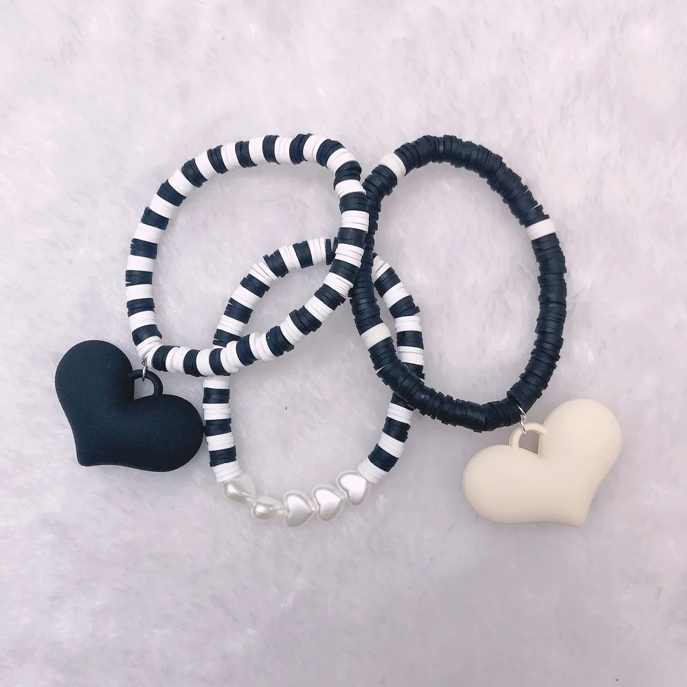 Heart shaped bracelet, Bohemian elastic beads, women's love bracelet, simple high-end jewelry gifts
Heart shaped bracelet, Bohemian elastic beads, women's love bracelet, simple high-end jewelry gifts