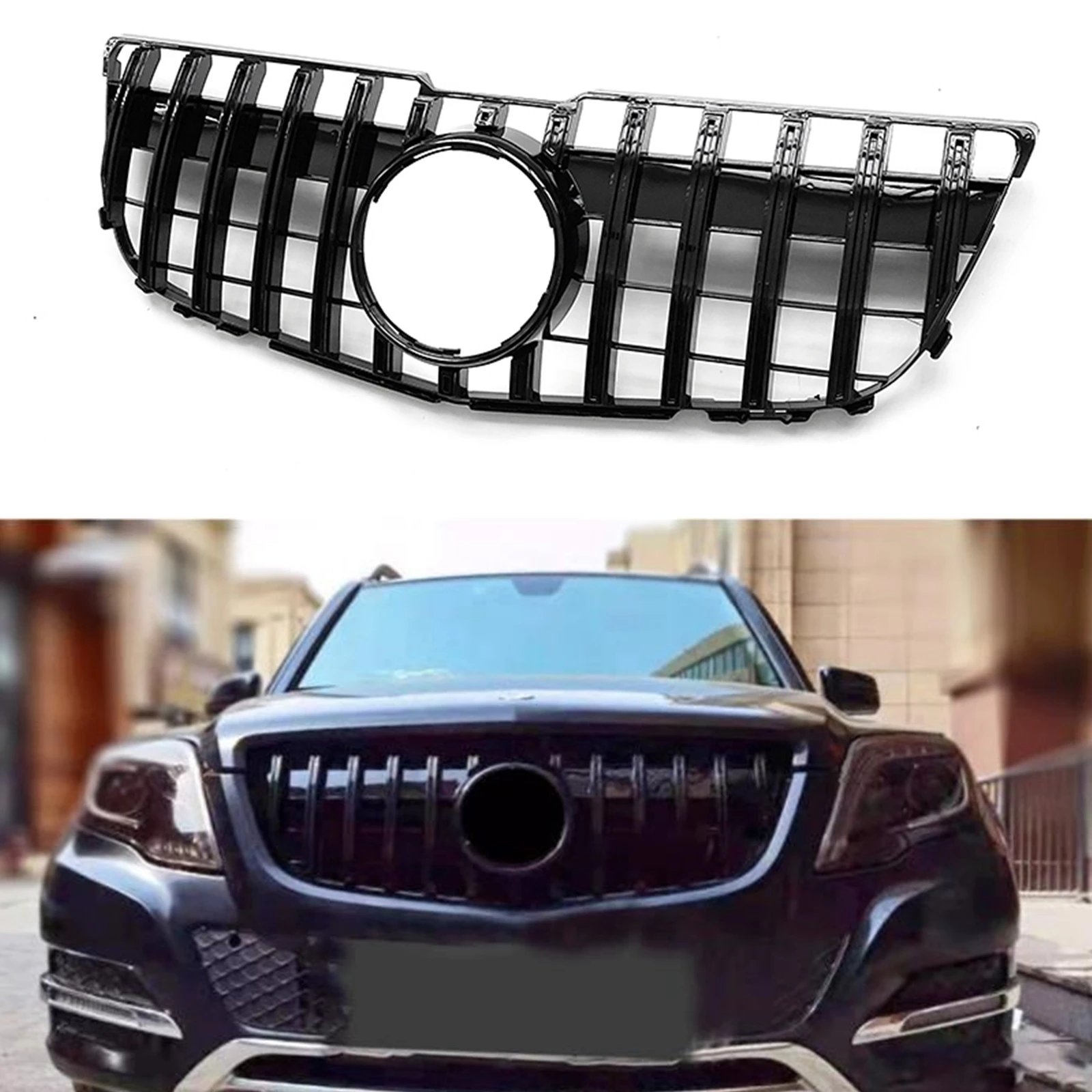 Front Grille Upper Bumper Hood Mesh Grills Grid For Mercedes Benz GLK Class X204 GLK350 2013 2014 2015
Front Grille Upper Bumper Hood Mesh Grills Grid For Mercedes Benz GLK Class X204 GLK350 2013 2014 2015
