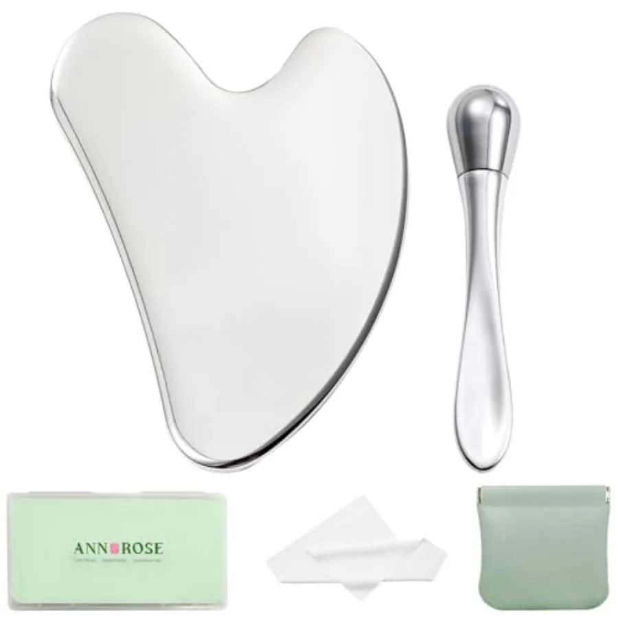 Stains Steel GuaSa and Eye Cream Applicator Facial Tools, Guasa Face Neck, Eye Masr Tool, Lympatic Drainage Face Mas Tool, Skin
Stains Steel GuaSa and Eye Cream Applicator Facial Tools, Guasa Face Neck, Eye Masr Tool, Lympatic Drainage Face Mas Tool, Skin