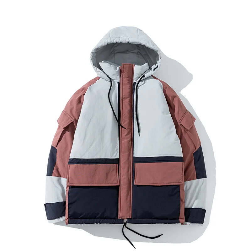 Men's Fashion Stitching Thicken Warm Workwear Cotton Jacket Winter New Short Style Contrasting Color Winter Jackets Men Coats
Men's Fashion Stitching Thicken Warm Workwear Cotton Jacket Winter New Short Style Contrasting Color Winter Jackets Men Coats