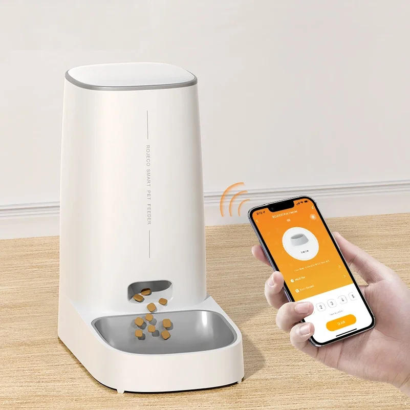 Automatic Cat Feeder Pet Smart WiFi Cat Food Kibble Dispenser Remote Control Auto Feeder For Cat Dog Dry Food Accessories
Automatic Cat Feeder Pet Smart WiFi Cat Food Kibble Dispenser Remote Control Auto Feeder For Cat Dog Dry Food Accessories