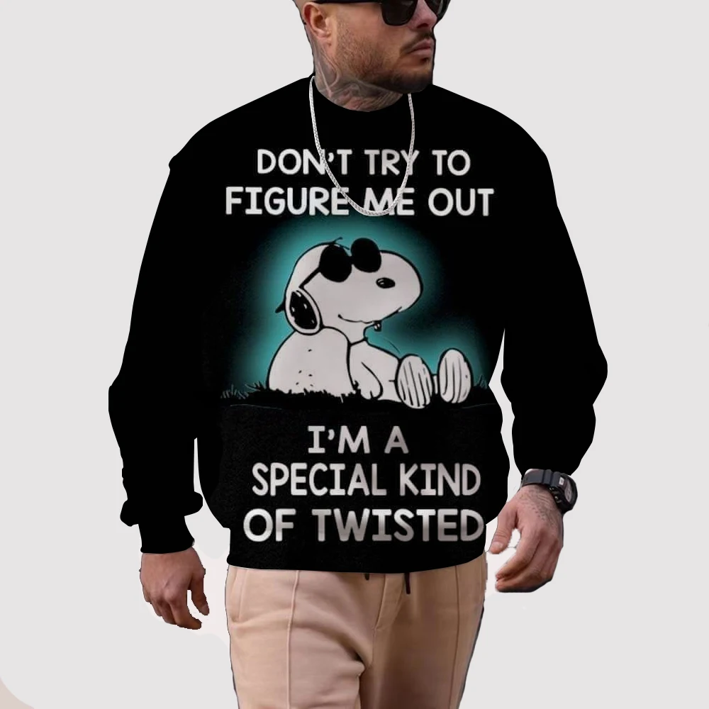 2024 Spring and Autumn Children's Adult Parent-Child Sweater 3D Printing Cartoon Animation Snoopy Personality Fashion Streetwear
2024 Spring and Autumn Children's Adult Parent-Child Sweater 3D Printing Cartoon Animation Snoopy Personality Fashion Streetwear