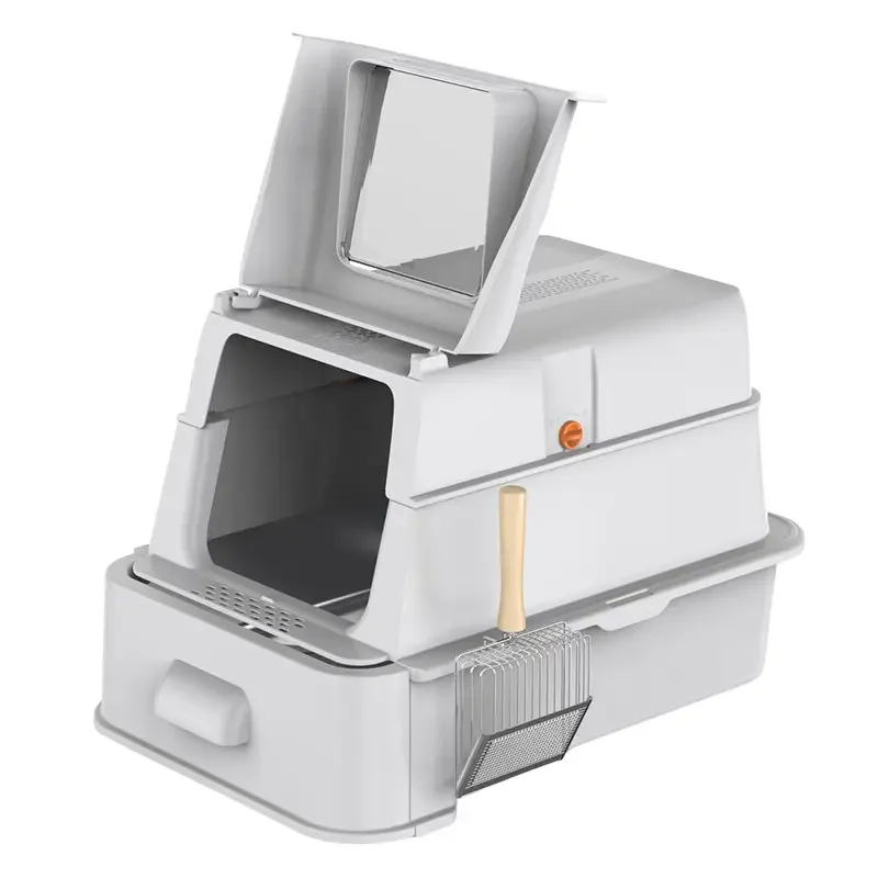 Custom Private Label Large Space Stainless Steel Cat XL Litter Box Large Cat Toilet Splash-proof Bedpan
Custom Private Label Large Space Stainless Steel Cat XL Litter Box Large Cat Toilet Splash-proof Bedpan