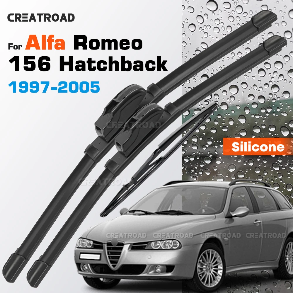 Silicone Wiper Blades Fit For Alfa Romeo 156 Hatchback 1997-2005 Coated Silent HD Wear-Resistant Windshield Wipers 22"+20"+13"
Silicone Wiper Blades Fit For Alfa Romeo 156 Hatchback 1997-2005 Coated Silent HD Wear-Resistant Windshield Wipers 22"+20"+13"