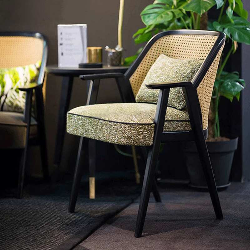 Rattan double triple casual rattan ins solid wood soft bag back Nordic simple sofa chair restaurant dining chair
Rattan double triple casual rattan ins solid wood soft bag back Nordic simple sofa chair restaurant dining chair
