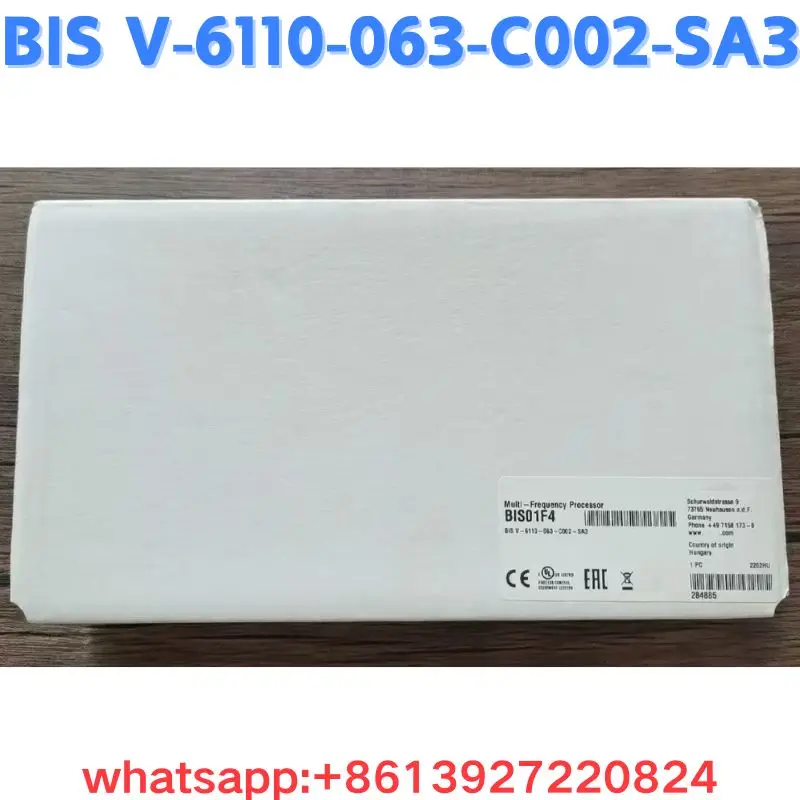 Brand New Module BIS01F4 BIS V-6110-063-C002-SA3 Original and Genuine Fast Shipping
Brand New Module BIS01F4 BIS V-6110-063-C002-SA3 Original and Genuine Fast Shipping