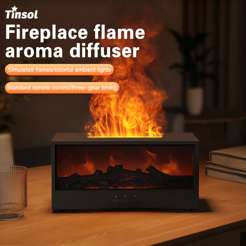 TINSOL 3D диффузор для ароматерапии с эффектом пламени и увлажнителем домашний ароматический диффузор со светодиодной подсветкой и дистанционным управлением
TINSOL 3D диффузор для ароматерапии с эффектом пламени и увлажнителем домашний ароматический диффузор со светодиодной подсветкой и дистанционным управлением