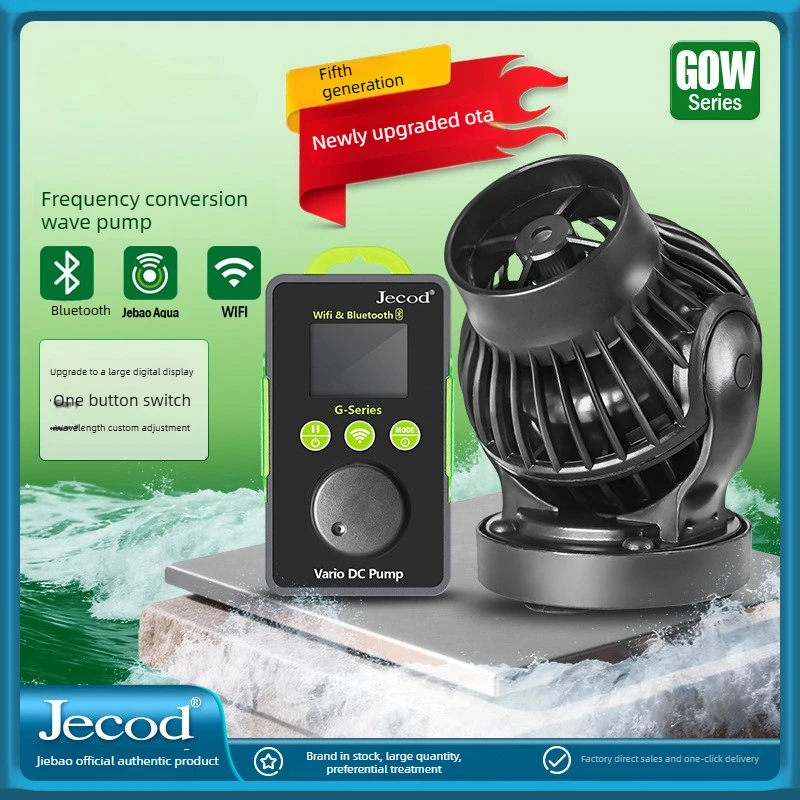 jebao jecod GOW 5th generation OTA Bluetooth WIFI frequency conversion wave pump fish tank sea tank wireless linkage surf pump
jebao jecod GOW 5th generation OTA Bluetooth WIFI frequency conversion wave pump fish tank sea tank wireless linkage surf pump