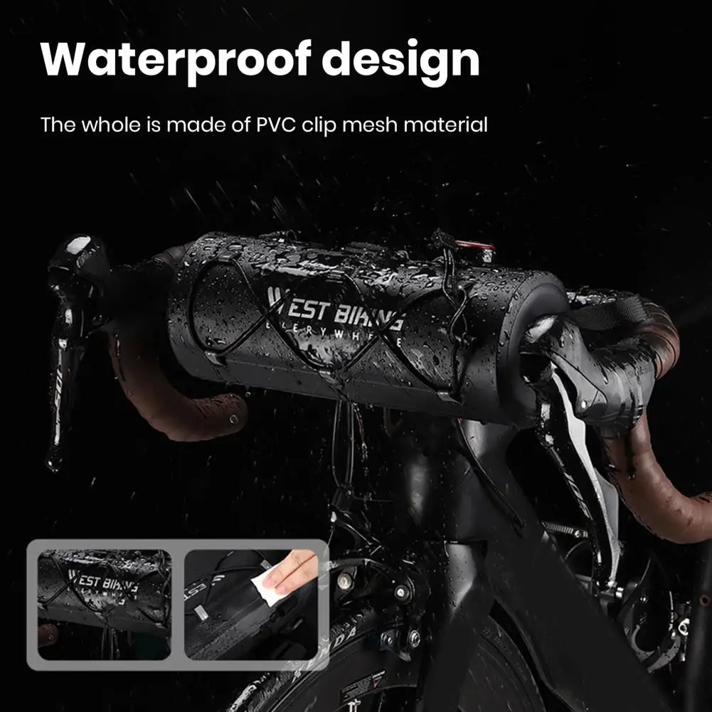 Bike Handlebar Bag Waterproof Bike Front Bag with Capacity Non-slip Fixing Fastener Tape Ideal Cycling Equipment for Mtb Road
Bike Handlebar Bag Waterproof Bike Front Bag with Capacity Non-slip Fixing Fastener Tape Ideal Cycling Equipment for Mtb Road