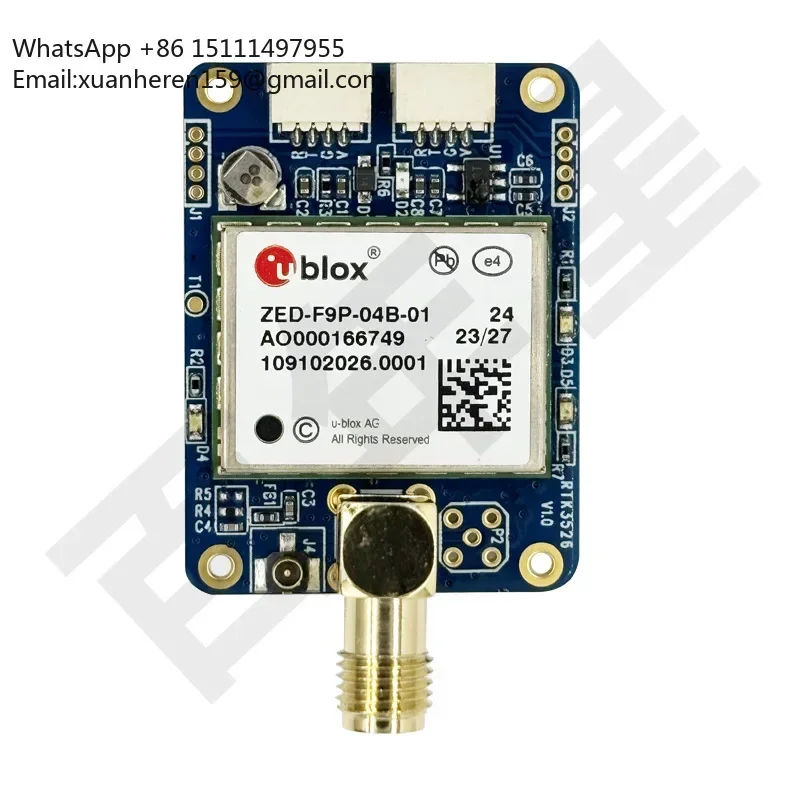 High Precision RTK ZED-F9P-04B Module GNSS Four System with Full Frequency for Racing Drones Parts & Accessories