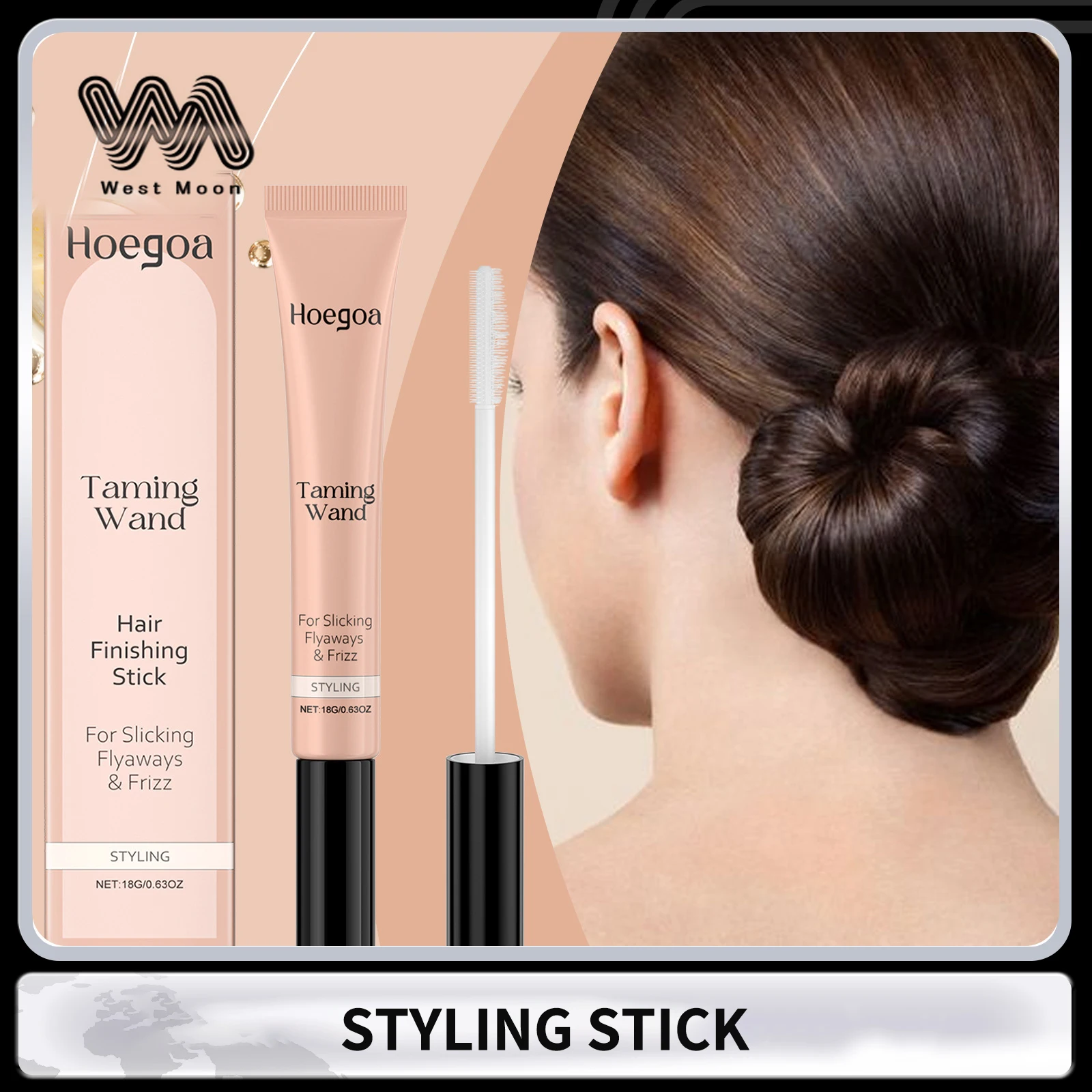 Hair Wax Stick Hair Rapid Fixed Fluffy Tames Flyaways Edges Control Smoothing Not Greasy Travel Portable Hair Finishing Stick
Hair Wax Stick Hair Rapid Fixed Fluffy Tames Flyaways Edges Control Smoothing Not Greasy Travel Portable Hair Finishing Stick