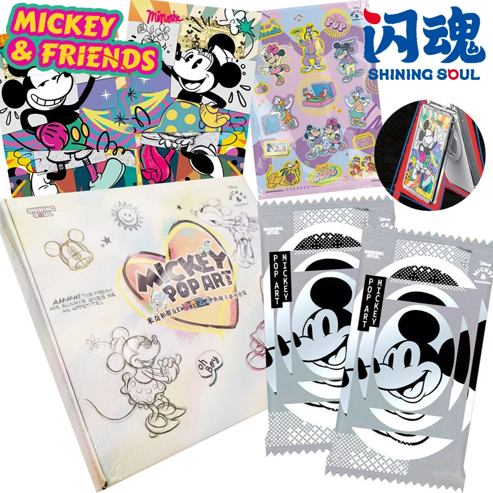 New Official Shining Soul Mickey and Friends Exquisite Rare Figure Collection Cards Comedy Animation Surprise Unique Gift Box
New Official Shining Soul Mickey and Friends Exquisite Rare Figure Collection Cards Comedy Animation Surprise Unique Gift Box