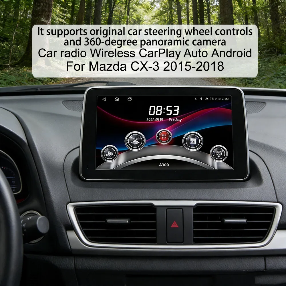 7' For Mazda CX-3 2015-2018 Car Radio with Wireless CarPlay Android 4G LTE WiFi GPS RDS Bluetooth Linux Based Auto Android
7' For Mazda CX-3 2015-2018 Car Radio with Wireless CarPlay Android 4G LTE WiFi GPS RDS Bluetooth Linux Based Auto Android