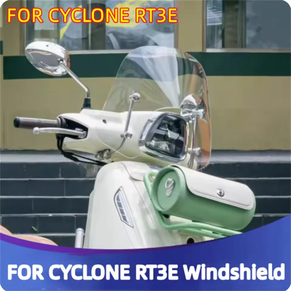 For CYCLONE RT3E modern dedicated windshield modification retro small front windshield RT3e windshield with bracket
For CYCLONE RT3E modern dedicated windshield modification retro small front windshield RT3e windshield with bracket