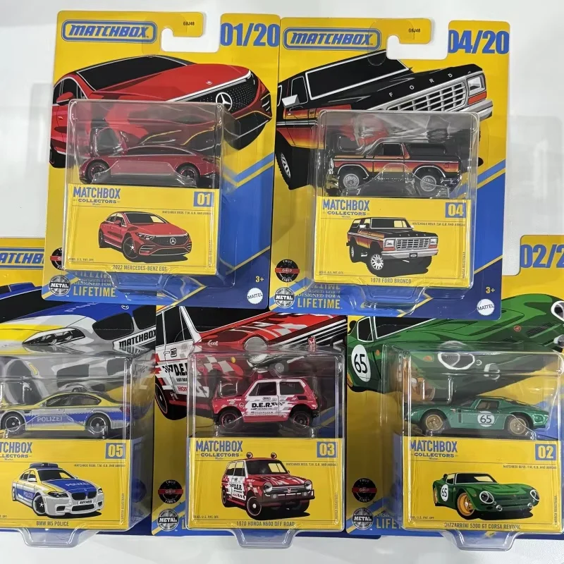 Matchbox Collectors 2025 01-05 Honda N600 Off Road Benz Eqs Ford Bronco Bmw M5 Police 1/64 Diecast Model Car Toy Gbj48 Gift Toy
Matchbox Collectors 2025 01-05 Honda N600 Off Road Benz Eqs Ford Bronco Bmw M5 Police 1/64 Diecast Model Car Toy Gbj48 Gift Toy