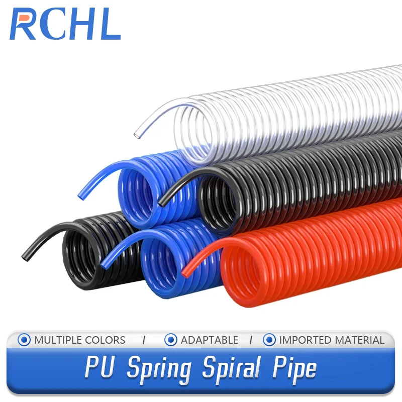 PU Air Compressor Hose 3/6/9/12/15M Tube Flexible Air Tool With Connector Pneumatic Polyurethane Spring Spiral Pipe With joint
PU Air Compressor Hose 3/6/9/12/15M Tube Flexible Air Tool With Connector Pneumatic Polyurethane Spring Spiral Pipe With joint